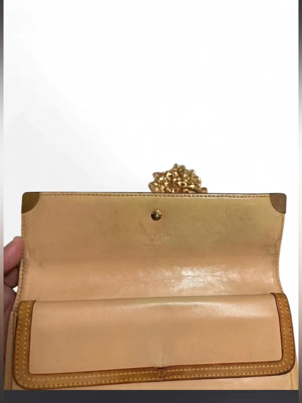 Louis Vuitton X Takashi Murakami Vintage Porte Trésor Wallet w/ chain - Picture 7 of 8